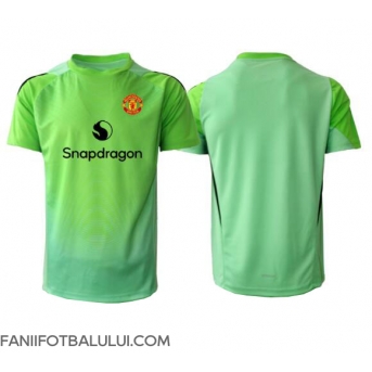 Manchester United Portarii Tricou Fotbal Replică 2025-26 Barbati Treilea